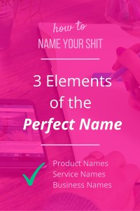Need to find the right name for your business, product, or service? Not sure what to pick? Check out this article and learn the 3 elements that EVERY name must cover and why.