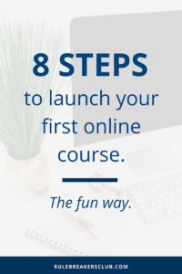 There are SO many benefits to launching a digital program. However, launching your first online course can be overwhelming. How do you know where to start? The way I see it, there are 8 basic steps. And you can download my Definitive Launch Checklist