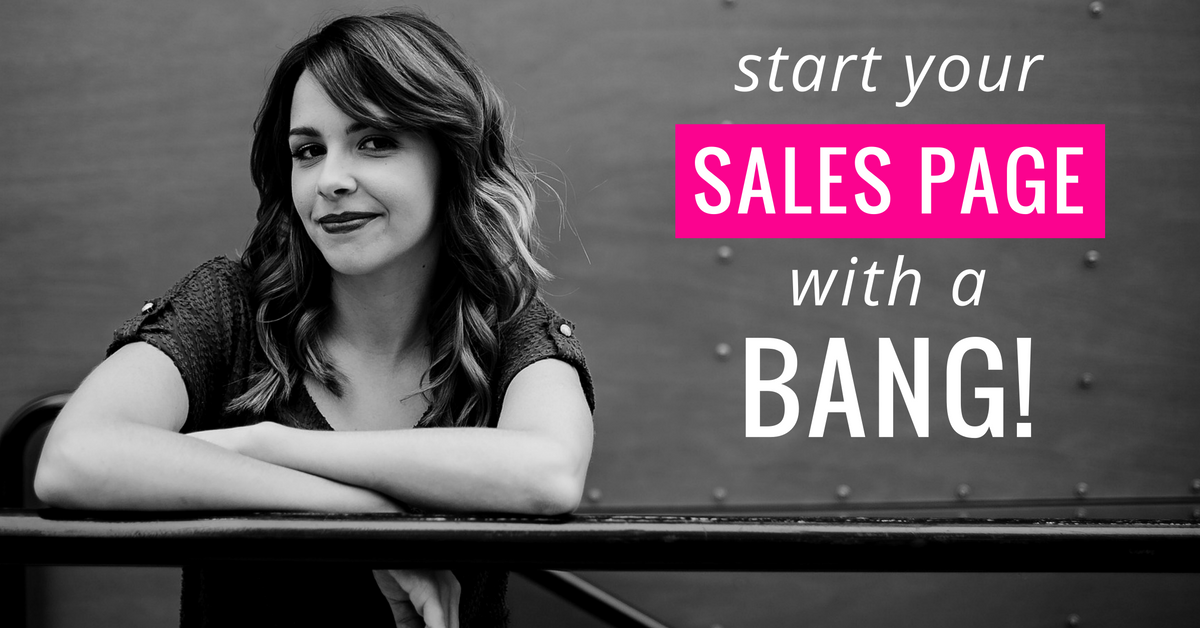 Start your sales page with a bang with Courtney Johnston of The Rule Breaker's Club