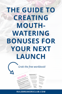 Have you opened the cart to an online course launch and the crickets didn't even show up? You might be scratching your head wondering why no one is buying. You need better bonuses!