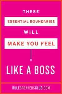 Do you ever feel like business would be sooo much easier if other people weren’t so freaking annoying? This post is full of great ideas for setting up boundaries for clients, family, friends, spouses and everyone else who gets in the way of your biz.