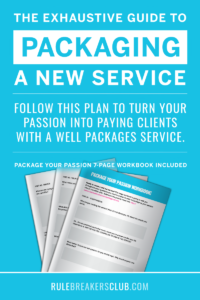 How to Package Your Services