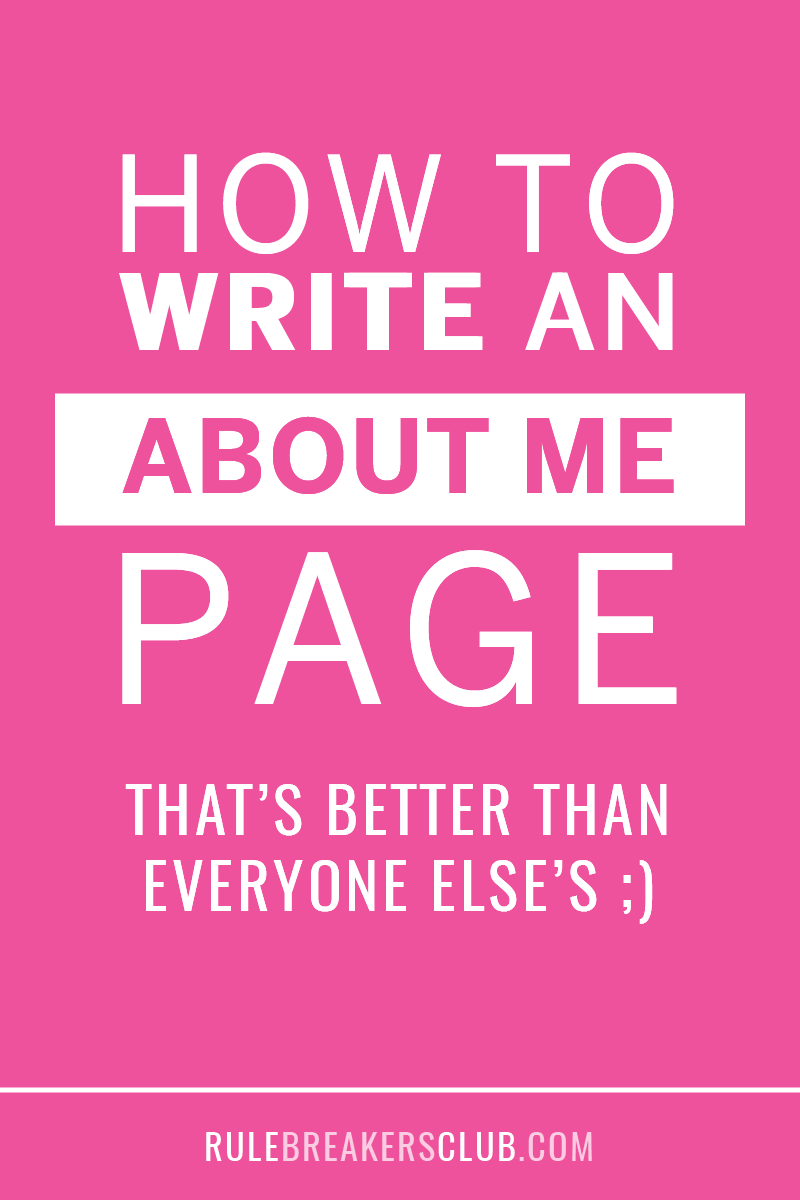 How to Write an About Me Page That’s Better than Everyone Else’s (wink emoji)