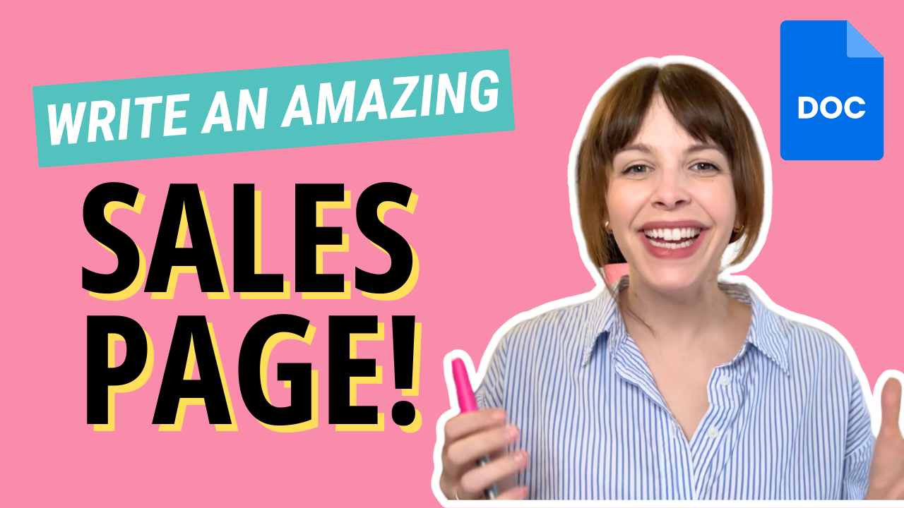 Sales Page Tutorial Courtney Chaal