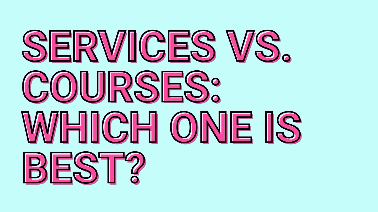 Services vs. Courses